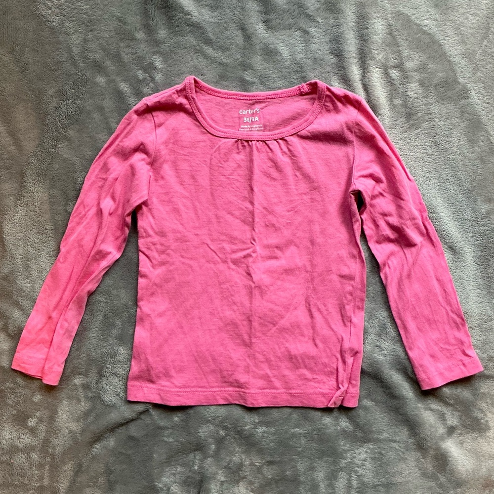 Carter’s Solid Long Sleeve Shirt